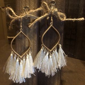 Teardrop Tassel Earrings